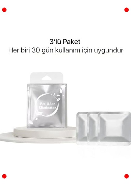 Akıllı Kedi Tuvaleti Mango Jel Koku Giderici - 3'lü Paket fırsatları