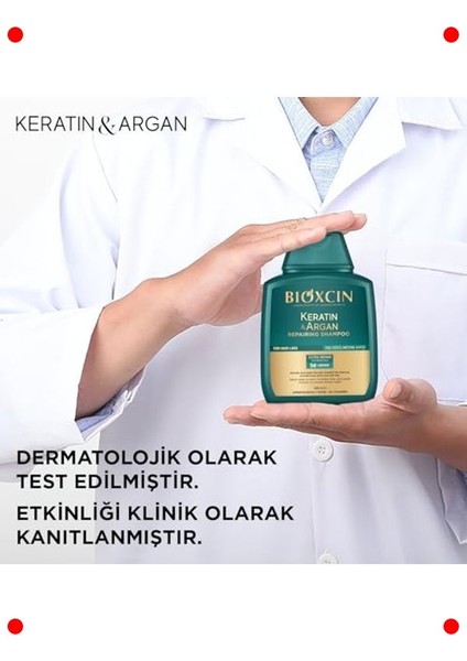 Keratin & Argan Onarıcı Şampuan Seti 2X300ML modelleri