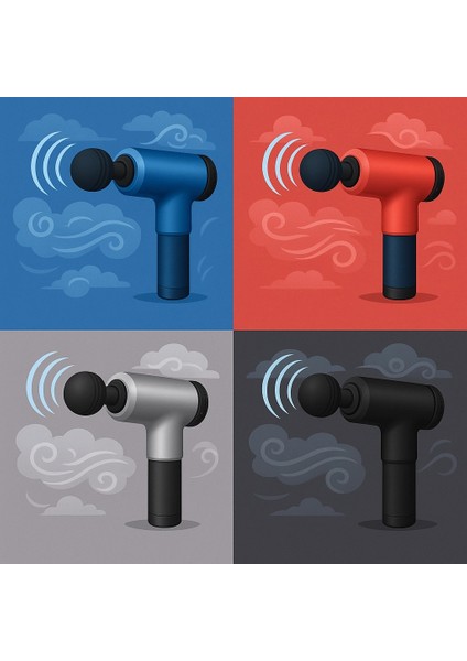 Buğz Akıllı Titreşim Teknolojili Masaj Tabancası – 4 Başlıklı Sessiz Motorlu Kas Gerginliği Giderici fiyatları