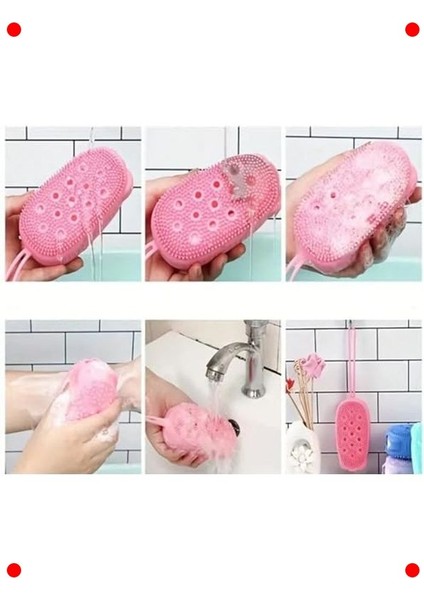 Süngerli Silikon Banyo Kesesi - Peeling Lifi modelleri