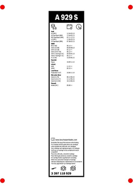 Premium Silecek Seti 600/475 mm – Yüksek Performans fırsatları