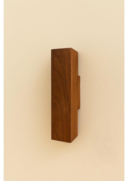 Duvar Apliği Yansıtma Tasarımlı Çift Yönlü Ahşap Salon Hol Cafe Otel Duvar Apliği