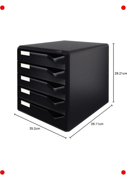 A4 Siyah 5 Çekmeceli Evrak Rafı - Ofis Düzenleyici fiyatları