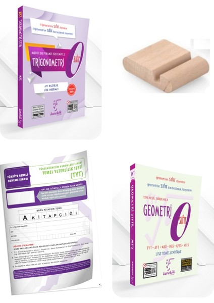 Geometri Sıfır Konu Özetli Soru Bankası Trigonometri Sıfır Konu Özetli Soru Bankası Tyt 2026+TELEFON Tutucu+Tyt Deneme
