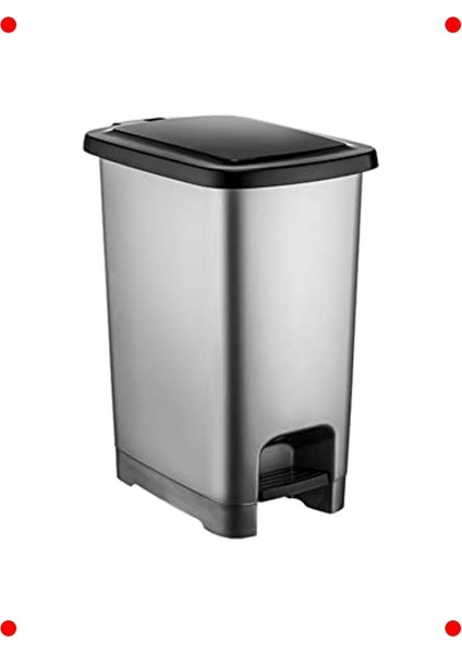 Slim Pedallı 60 Lt Çöp Kovası - Geniş Hacimli