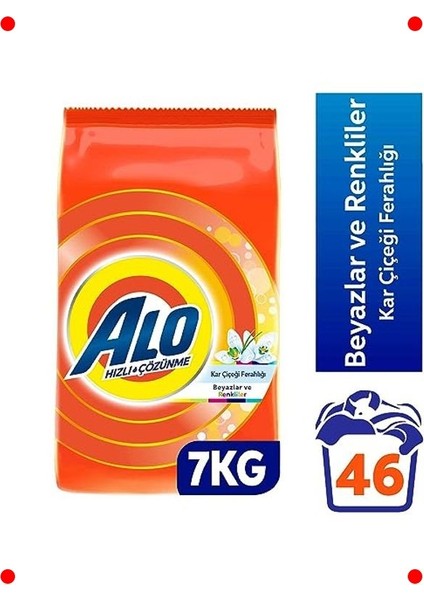 Kar Çiçeği Kokulu Çamaşır Tozu 7 kg (Beyaz/renkli) fiyatları