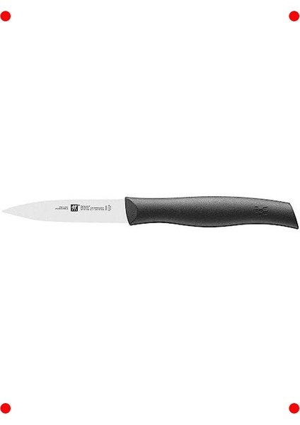 Profesyonel Soyma ve Doğrama Bıçağı, 9 Cm, Siyah