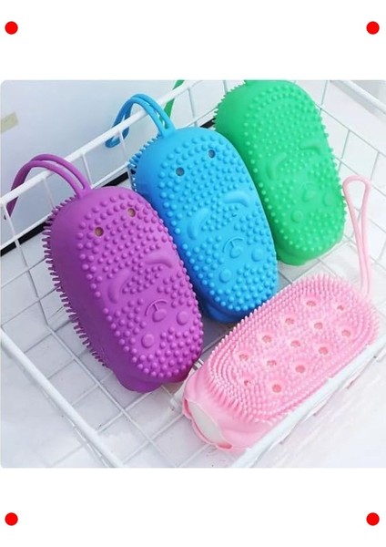 Süngerli Silikon Banyo Kesesi - Peeling Lifi fırsatları