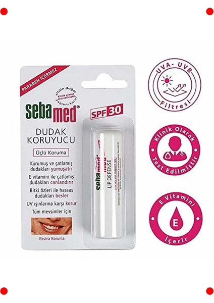SPF30 Yoğun Nemlendirici Dudak Balmı - Kurumuş Dudaklar Için fiyatları