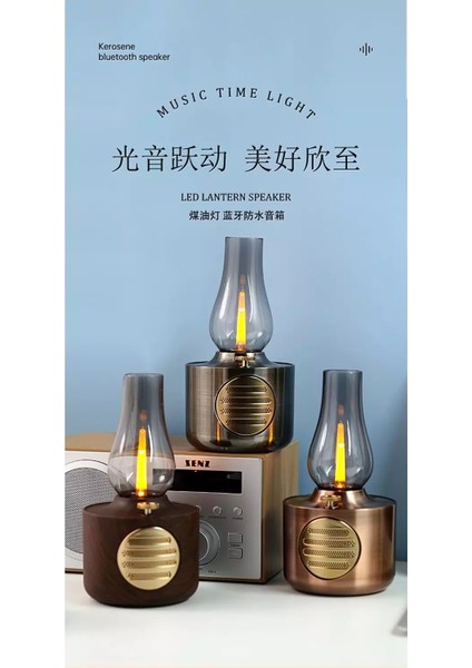 🔥 Venandin Flameone Bluetooth | Gaz Lambası Görünümlü Müzik Kutusu