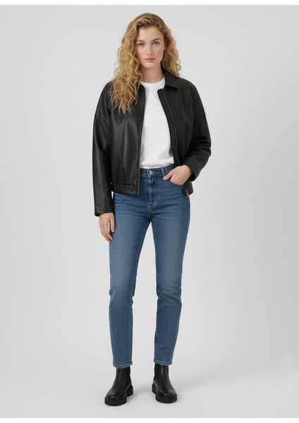 Kadın Kemer Detaylı Deri Ceket fırsatları