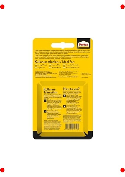 Çift Taraflı Güçlü Montaj Bandı - 120KG fiyatları