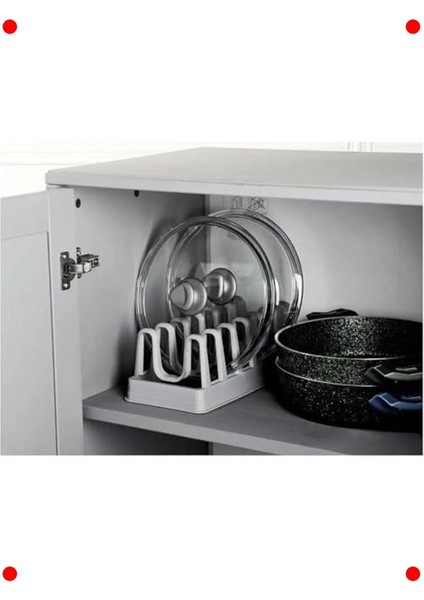 6 Bölmeli Mutfak Düzenleyici - Kapak ve Tabak Organizeri fiyatları