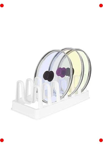 6 Bölmeli Mutfak Düzenleyici - Kapak ve Tabak Organizeri modelleri