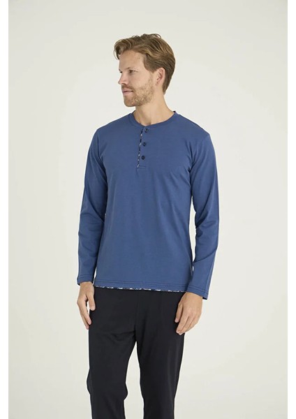 Uzun Kol Erkek Pijama Takım 6012 indirimleri