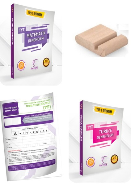 Tyt Türkçe Branş Denemeleri + Tyt Matematik Branş Denemeleri +Telefon Tutucu+Deneme