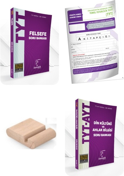 Tyt Felsefe Soru Bankası + Tyt-Ayt Din Kültürü Soru Bankası Tyt 2026+TELEFON Tutucu +Deneme