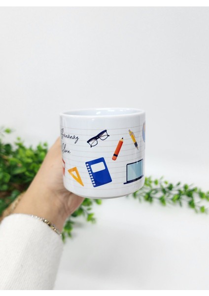Öğretmenler Için Öğretmenler Günü Temalı Porselen T Kupa Bardak Latte Fincanı fiyatları