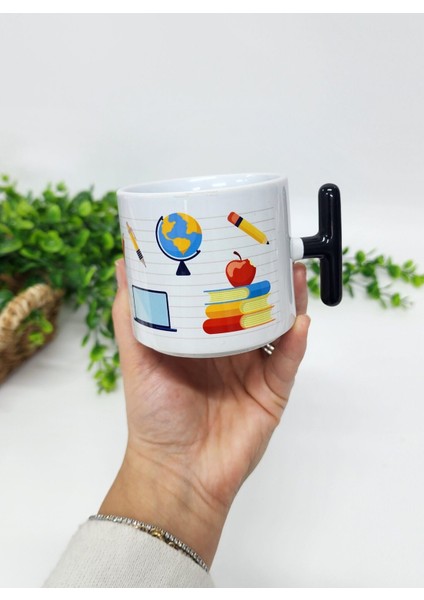 Öğretmenler Için Öğretmenler Günü Temalı Porselen T Kupa Bardak Latte Fincanı modelleri