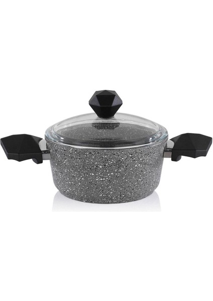 Cory Yanmaz Yapışmaz Derin Tencere - Gri / Siyah - 24 cm fiyatları