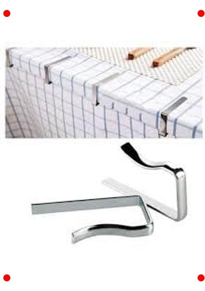 Metal Masa Örtüsü Tutucu Klipsleri - 8 Adet fiyatları