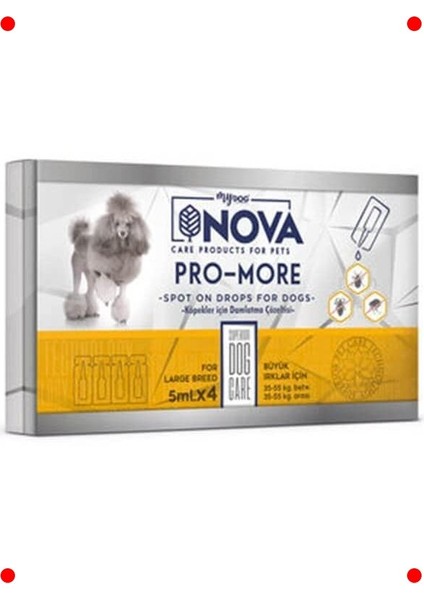 büyük ırk köpekler ıçin 4x5ml fiyatları