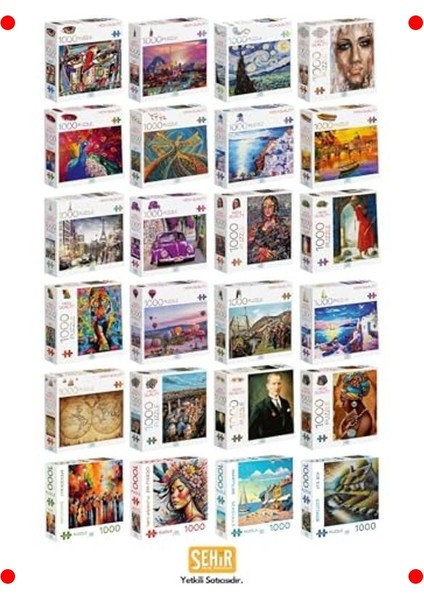 Atatürk Temalı Profesyonel Hobi Yapboz (1000 Parça) modelleri
