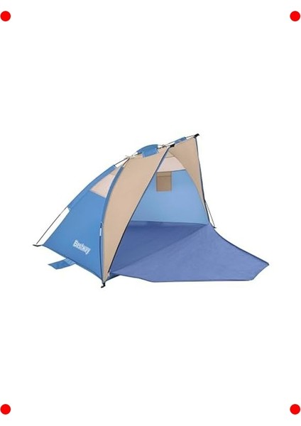 Hızlı Kurulumlu Güneş ve Rüzgar Korumalı Plaj Çadırı