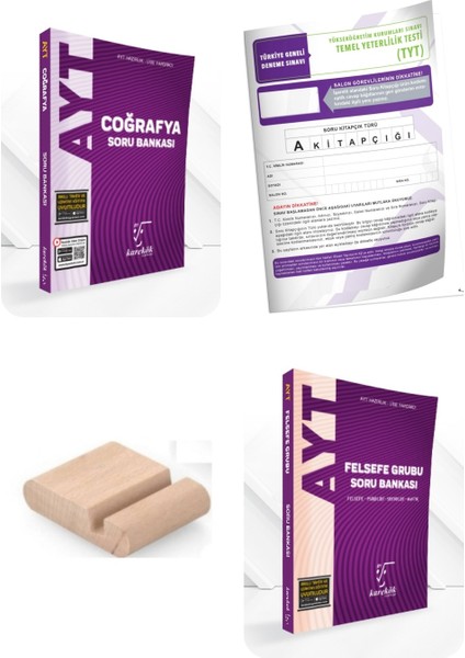 Ayt Felsefe Soru Bankası + Ayt Coğrafya Soru Bankası Ayt 2026+TELEFON Tutucu +Deneme