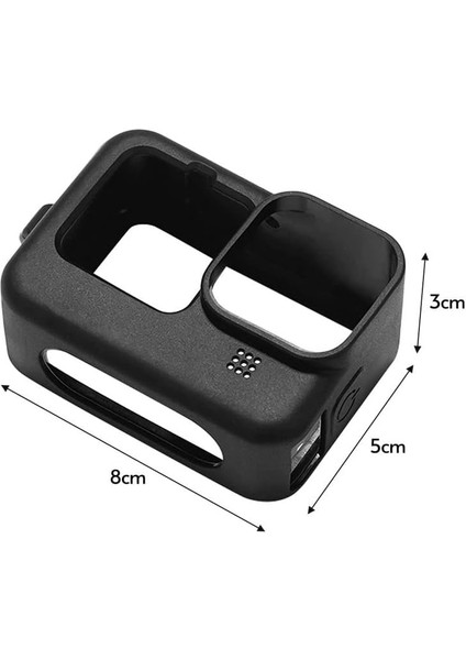 Hero 9 Silikon Kılıf, Hero 9,10, 11, 12, 13 ile Uyumlu modelleri