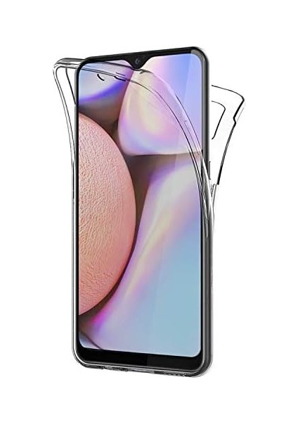 Galaxy A10S Kılıf 6 Tarafı Tam Full Koruma 360 Clear Soft Şeffaf fiyatları