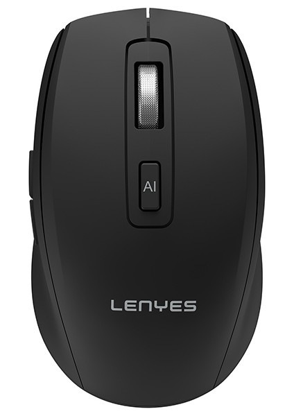 WS106 Yapay Zeka Destekli Çift Bluetooth Bağlantılı 2.4g Kablosuz Mouse 1200 Dpı Siyah