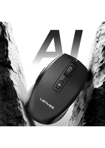 WS106 Yapay Zeka Destekli Çift Bluetooth Bağlantılı 2.4g Kablosuz Mouse 1200 Dpı Siyah fiyatları