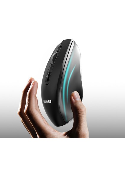 WS106 Yapay Zeka Destekli Çift Bluetooth Bağlantılı 2.4g Kablosuz Mouse 1200 Dpı Siyah fırsatları