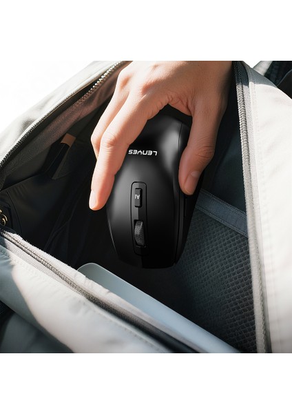 WS106 Yapay Zeka Destekli Çift Bluetooth Bağlantılı 2.4g Kablosuz Mouse 1200 Dpı Siyah indirimleri