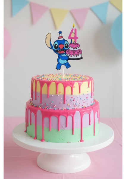 4 Yaş Stitch Pasta Süsü