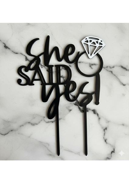 Evlilik Kutlaması Pasta Süsü