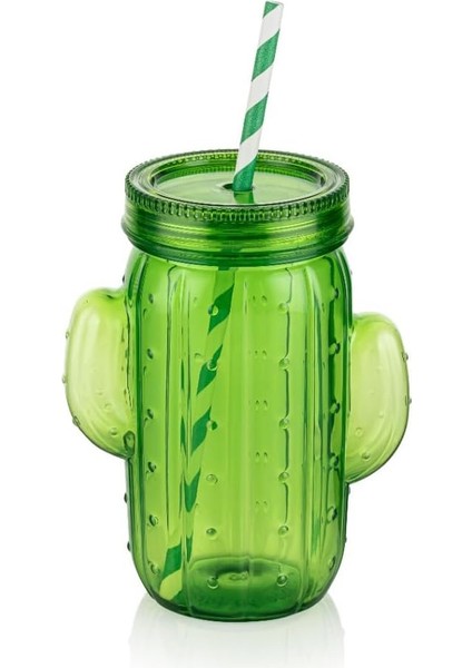 Akrilik Kaktüs Pipetli 450ML | Şık ve Serinletici 450ML Akrilik Kaktüs Pipetli - Tatlı Bir Dokunuşla Içeceklerinizi Keyifle Tüketin!