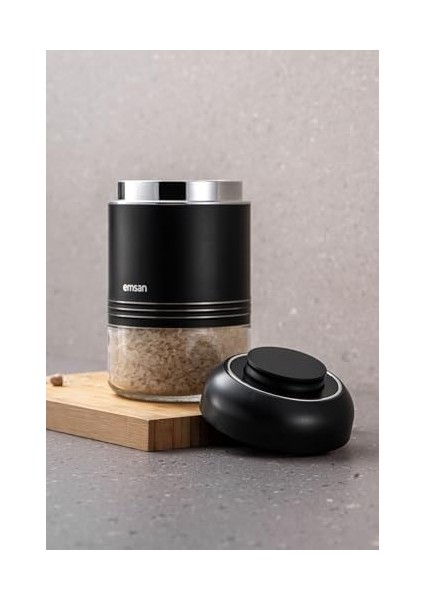 Moko Saklama Kavanozu 650 ml Siyah modelleri