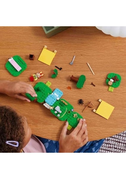 Bunnie Açık Hava Aktivitelerinde 77047 – 6 Yaş ve Üzeri Kız ve Erkek Çocukları Için Çadır ve Tavşan Minifigürleri Içeren Oyuncak Yapım Seti, Doğum Günü Hediyesi Fikri (164 Parça) modelleri