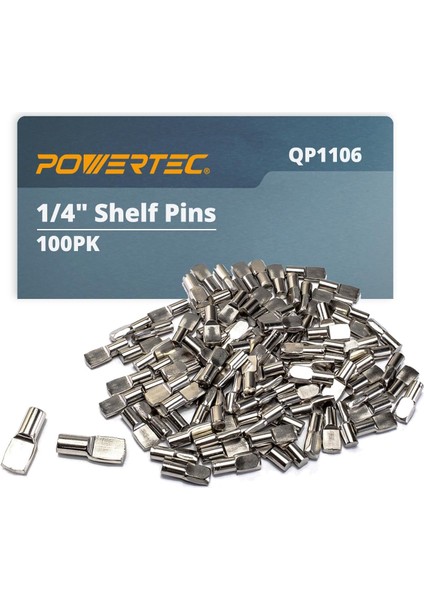 QP1106 1/4 Inç Raf Mandalları, 1/4 Inç,, 100