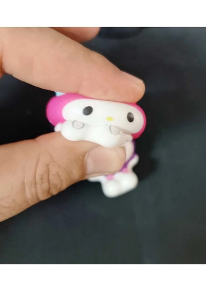 3 Adet Shukushi Sanrio Kwaii Ailesi Kuromi Seti Figür Oyuncak Sukuşi Set modelleri