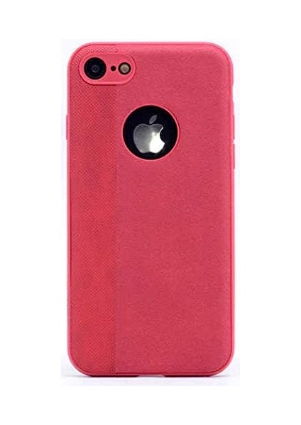 8 Uyumlu Kadife ve Nokta Desenli Lüks Silikon Kılıf (Kırmızı, 8)