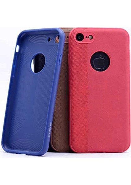 8 Uyumlu Kadife ve Nokta Desenli Lüks Silikon Kılıf (Kırmızı, 8) modelleri