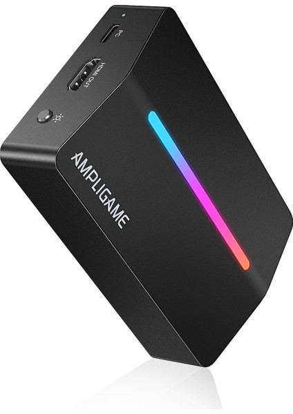 Ampligame Video Kartı, Hd 1080 60 Fps, Sesli Video, Oyun, Canlı Yayın Için, Ps4/windows/mac Os/switch/xbox-V3 ile Uyumlu 4K HDMI - USB Kartı
