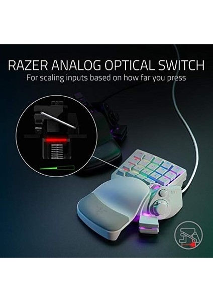 Tartarus Pro - Oyun Tuş Takımı - Analog-Optik Düğmelere ve Hızlı Ateş Moduna Sahip Oyun Kumandası (32 Programlanabilir Düğme, Özelleştirilebilir Tetik Noktası, 8 Profil) Mercury fiyatları