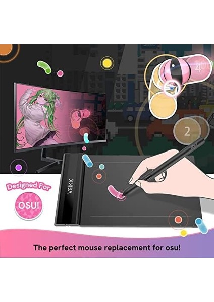 S640 6 x 4" 8192 Levels 5080 Lpı Grafik Tablet + fiyatları