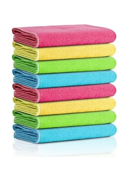 Cleanıng | Mikrofiber Temizlik Bezi | Klasik Serii | 250 Gsm |, Mutfak Bezi | Bulaşık Kurulama Bezi | 4 Renk X8 Adet fiyatları