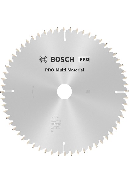 Professional Accessories Daire Testere Bıçağı, Gri, 1 Adet