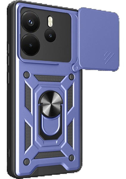 Xiaomi Redmi Note 14 4g Pars Lens Yüzüklü Silikon - Lacivert fırsatları